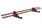 Снегозадержатель трубчатый Snow Kit RAL 3009 3м