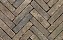 Клинкерная брусчатка Penter Incana wasserstrich tumbled, 200*50*85 мм