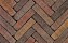 Клинкерная тротуарная брусчатка Penter Supraton mix tumbled, 200*50*65 мм