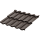 Модульная металлическая черепица Гётеборг XXL, 1205х865 (00000054368)