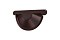 Заглушка торцевая универсальная Optima 125мм RAL 8017 шоколад