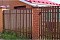 Штакетник М-образный А фигурный 0,45 Print Twincolor РФ Golden Wood