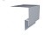 Планка околооконная сложная (Блок-хаус, Экобрус) GL 200х50 0,5 Satin с пленкой RAL 9006