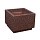 Вазон Blumen 400x400x300/белый мрамор