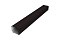 Труба гофрированная Vortex Lite Matt 76х102х1000мм RAL 9005 черный