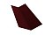 Планка ендовы верхней 145х145 0,5 Atlas с пленкой RAL 3005 красное вино
