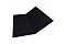 Планка ендовы нижней 300х300 0,5 Satin с пленкой RAL 9005 черный