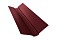 Планка ендовы верхней фигурной 100x100 0,4 PE RAL 3005 красное вино