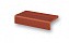 Клинкерная ступень с насечками Stroeher Keraplatte Terra 316 patrizierrot ofenbunt, 240х115х52х10 мм