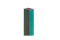 Столб 62х55х1,4х2500 RAL 6005 5 отверстий (1,53/1,73/2,03)