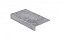 Клинкерная ступень прямоугольная Stroeher Keraplatte Roccia 840 grigio, 240x175х52x10 мм