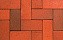 Клинкерная брусчатка ABC Altfarben-bunt-geflammt, 200х100х52 мм