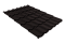 Металлочерепица Классик ("Classic") v01 0,5 PurLite M RAL 9005 черный