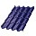 Металлочерепица МЕТАЛЛ ПРОФИЛЬ Монтерроса-S (PURMAN-20-Citrine-0.5)