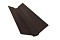Планка ендовы верхней фигурной 100x100 0,5 Velur20 RR 32 темно-коричневый