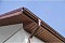 Софит металлический центральная перфорация 0,5 Satin с пленкой RAL 8017 шоколад